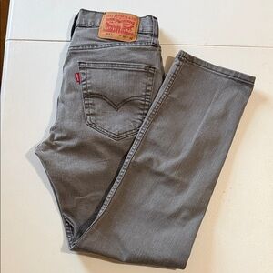 Levi's Men's Classic Gray Straight Jeans
